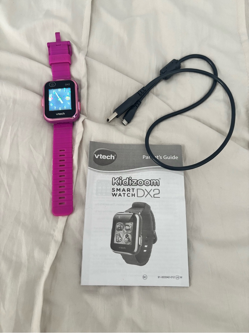 VTech Kidizoom DX2 Kids Smartwatch — Bright Pink